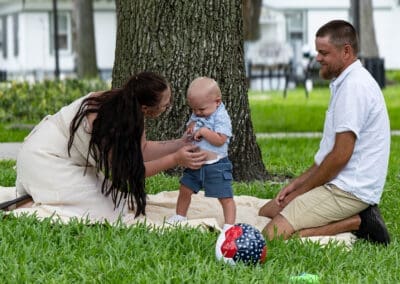 Bailey Wright outdoor family session – New Port Richey FL